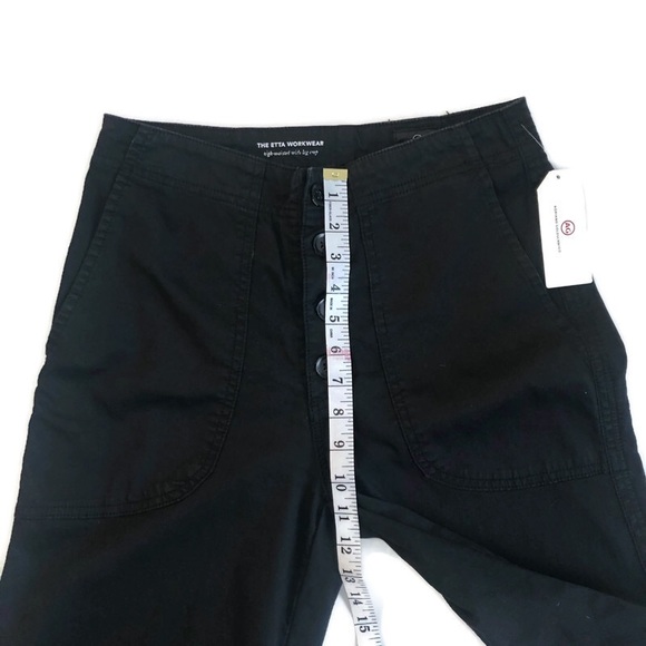 AG Etta Workwear High Waist Wide Leg Crop Pants - Picture 10 of 13